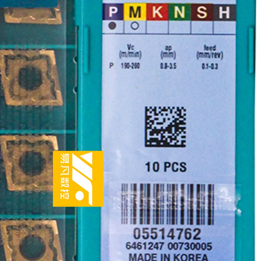 Original True คุณภาพ CNMG120404ML TT5100คาร์ไบด์ CNMG 120404 CNC เครื่องมือเครื่องมือสำหรับตัดเหล็กแผ่นตรวจสอบ
