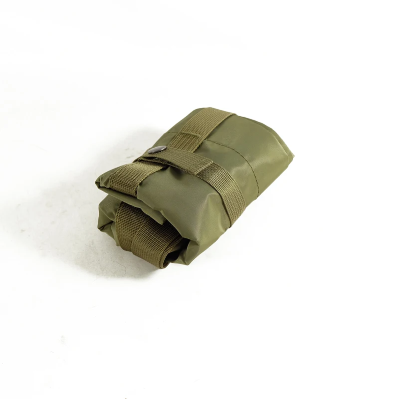 Bolsa de almacenamiento impermeable de nailon reciclado, bolso portátil plegable de gran capacidad, bolso de mano ligero de estilo militar Vintage para hombres y mujeres