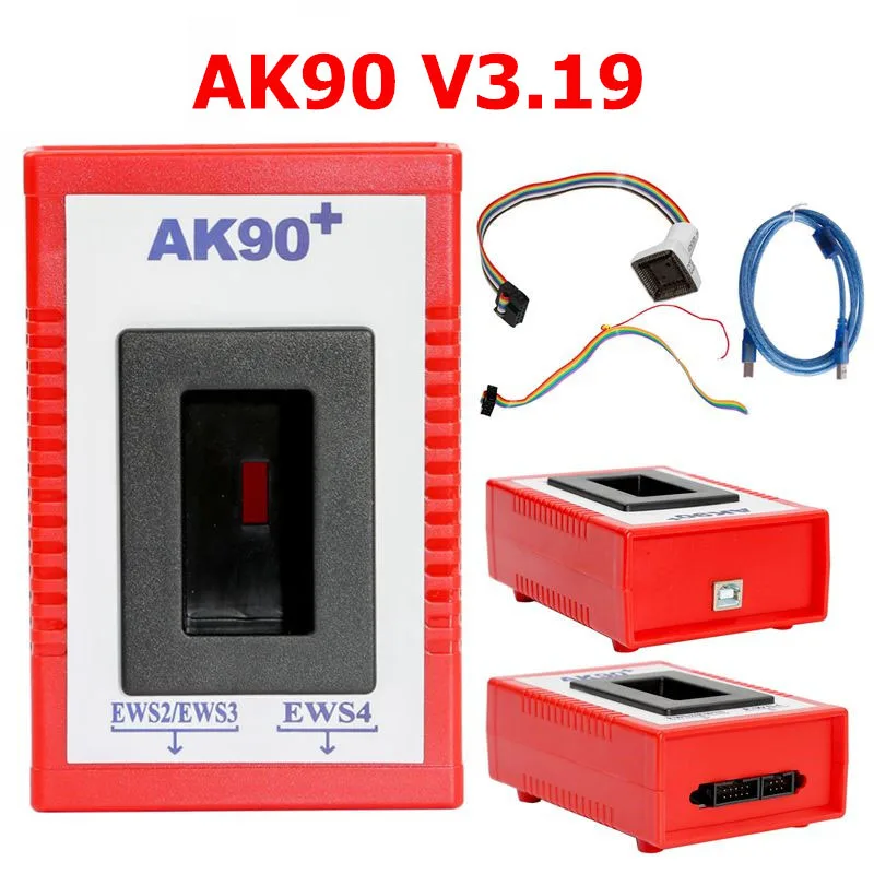 Newest AK90+ Key Programmer V3.19 For All EWS AK90 Plus Key Code Reader R270+ CAS4 BDM Prog Programmer Professional Programmer