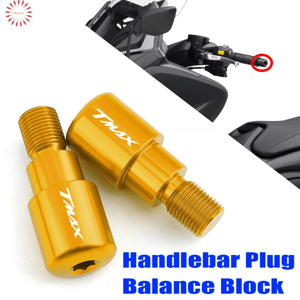 

New For YAMAHA T-MAX TMAX 500 XP500 2001-2016 530 XP530 XP560 Motorcycle Handlebar Bar End Plug Caps Grips Slider Accessories