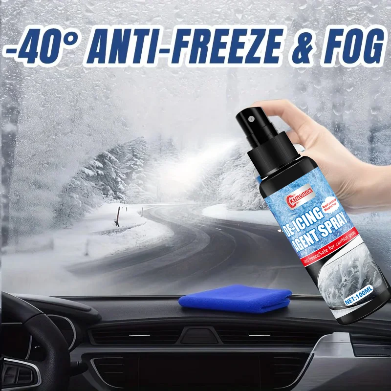 جديد!!! رذاذ مضاد للثلج للسيارات زجاج السيارة مضاد للتجميد ومضاد للضباب، طلاء نانو متين، يمنع الضباب والتجميد، مناسب #4