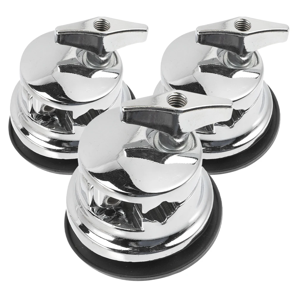 

3pcs Drum Leg Base Bracket Mount Cymbal Stand Multi Clamp Practice Pad Arm Legs Floor Cowbell Hardware Accessories