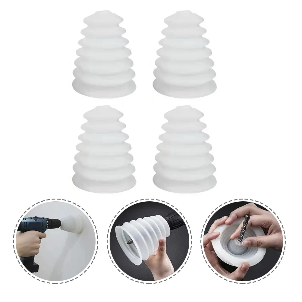 

4pcs Silicone Cover For Hammer Drills Electric Pick Percussion Drill Drills Collector Cover Dust Collector Tool Accessory