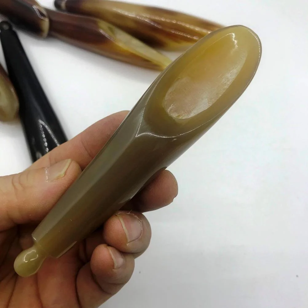

Salts Tube for Scrapping Therapy with Dots Tool Scraping Horn Massage Muscle Scraper Yellow