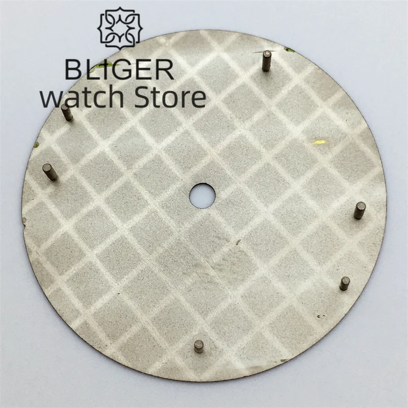 BLIGER Black brown watch dial fit NH35 NH36 ETA 2836 2824 PT5000 Miyota 8205/8215/821A Mingzhu DG2813/3804 movement