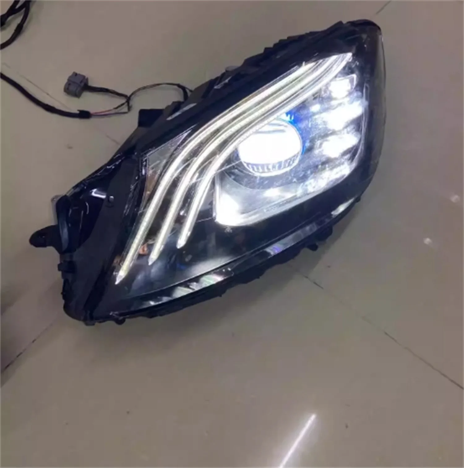 كشافات أمامية LED أمامية لسيارة Mercedes Benz S class W222 ضوء النهار الجري إشارة انعطاف عالية منخفضة الشعاع