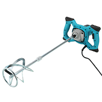220V Electric Cement Mixer Stirrer Heavy Duty Industrial Grade Mixer 6-Speed Handheld Concrete Mixer for Putty Mortars Paint