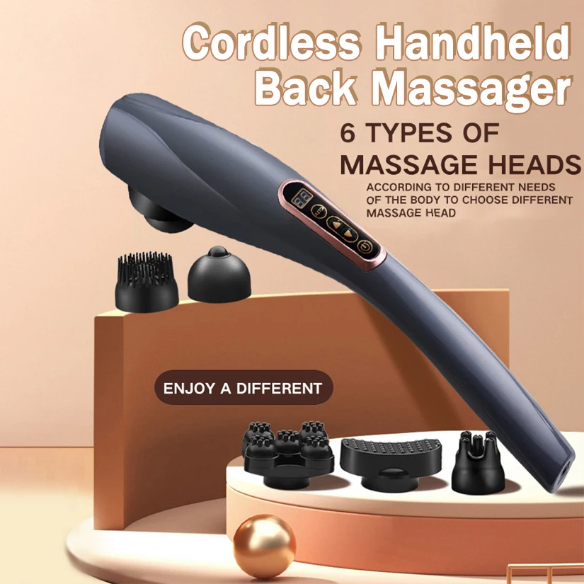 

Dolphin Massager Stick Handheld Shoulder Neck Beat Back Massage Device Vibration Massage Machine Muscle Relaxation Fitness Tool