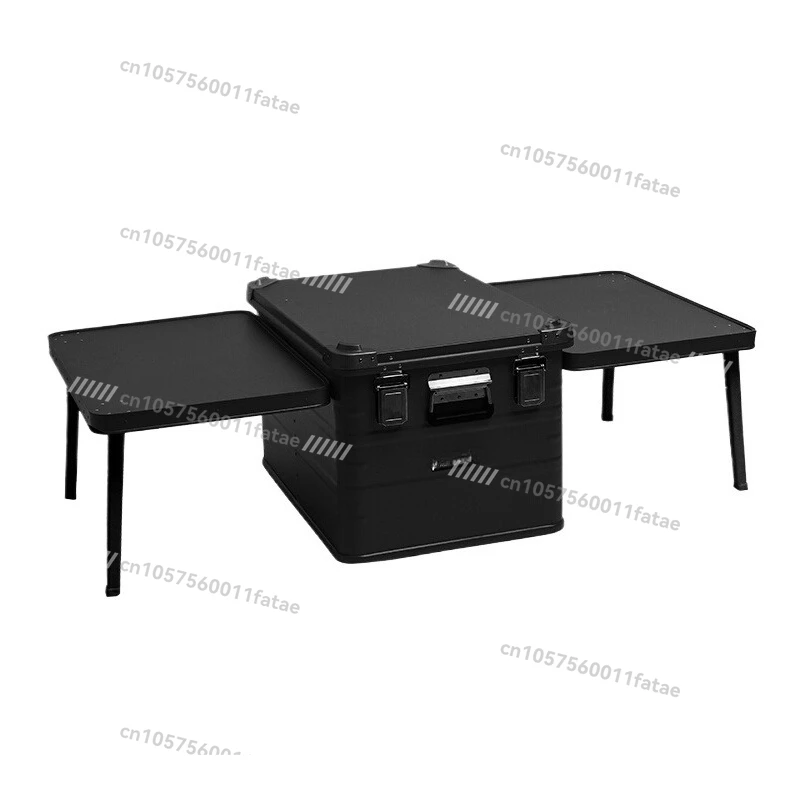

Outdoor Camping Aluminum-magnesium Alloy Double-wing Table Storage Box Waterproof Large-capacity Aluminum Box Car Metal Box