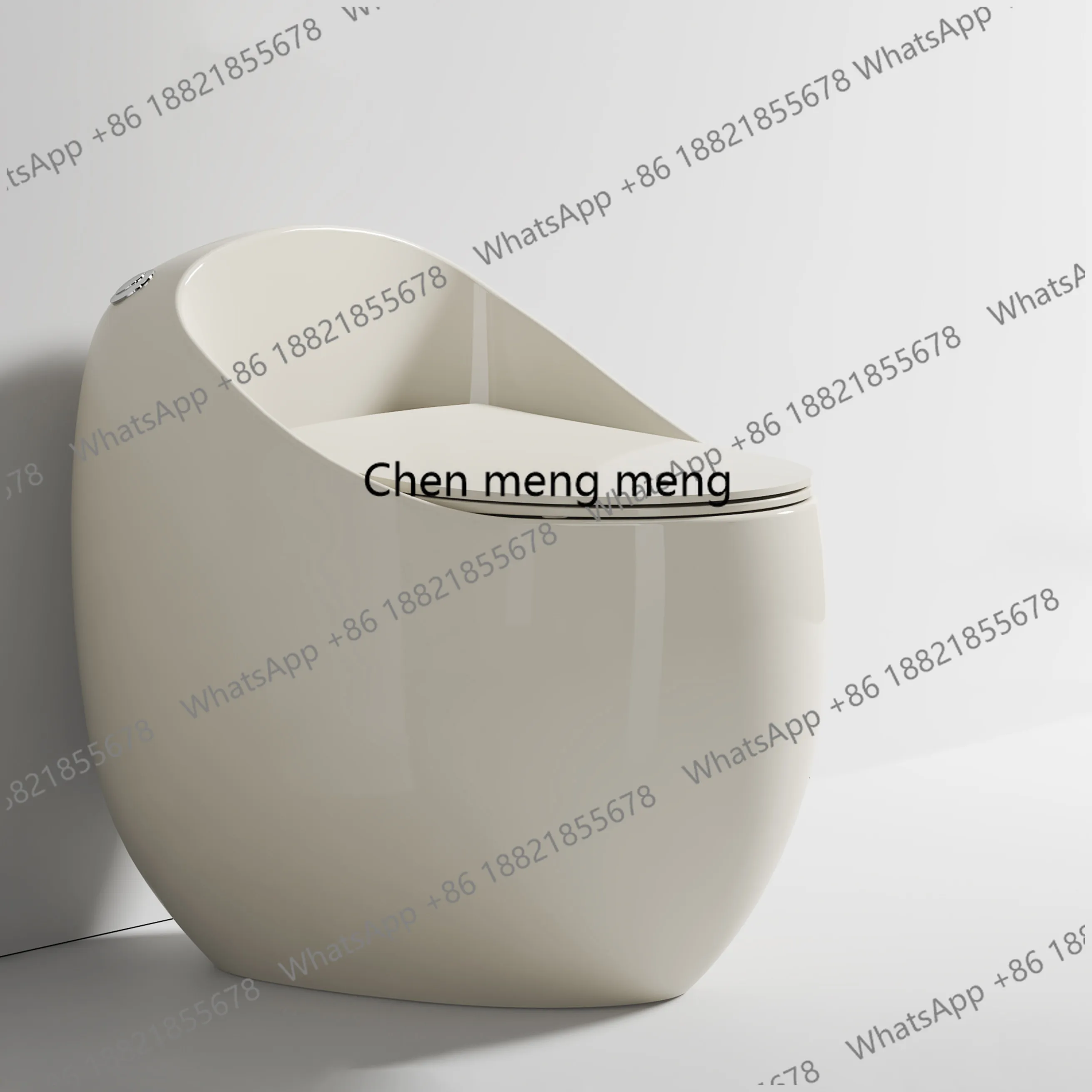 Ordinary toilet siphon type large impulse large pipe small apartment household toilet