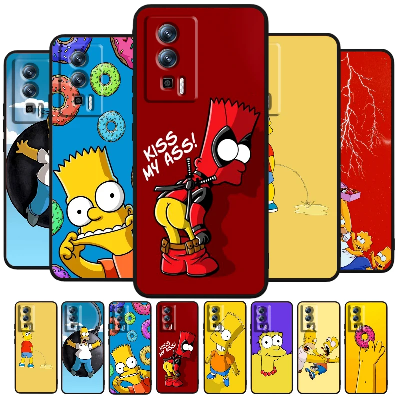 

Disney The Simpsons Popular For Xiaomi Redmi 9A 9C 9AT 10C 9 9T 10 12C 13C A3 12 K60 A1 K50 K40 5G Black TPU Phone Case