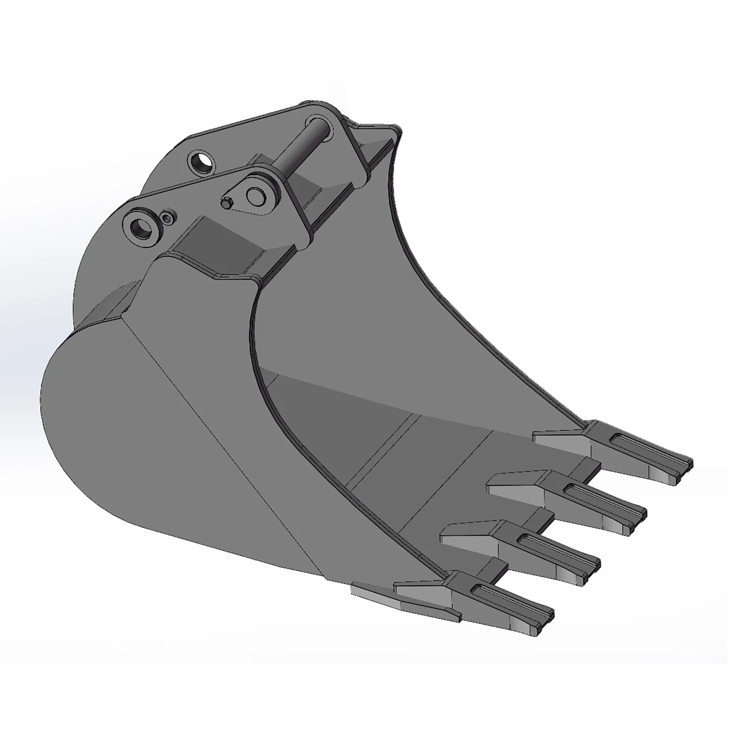 CUT 1/14 Metalowe łyżki zębate Wiadro RC Akcesoria do zabawek 914 RC Koparki hydrauliczne Sterowanie radiowe Ciężarówki Części do koparek TH24221