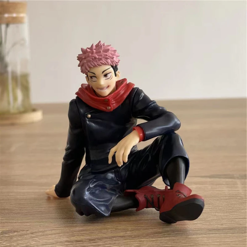 Jujutsu Kaisen Figure Plush Itadori Yuji Anime Pvc Model 8CM Ornament Collection Doll Desktop for Display Doll Gift Toy Children