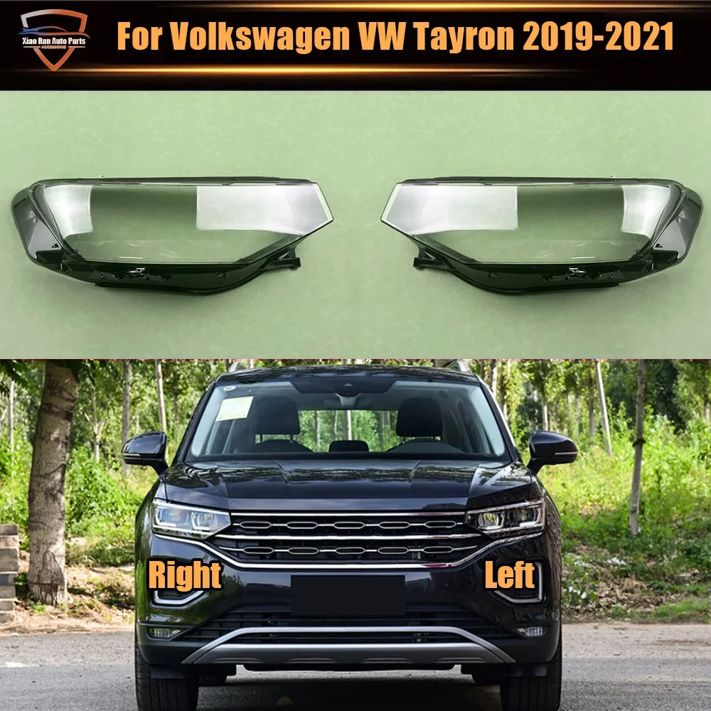 

For Volkswagen VW Tayron 2019 2020 2021 Car Front Headlight Cover Auto Headlamp Lampshade Lampcover Head Lamp light Lens Shell