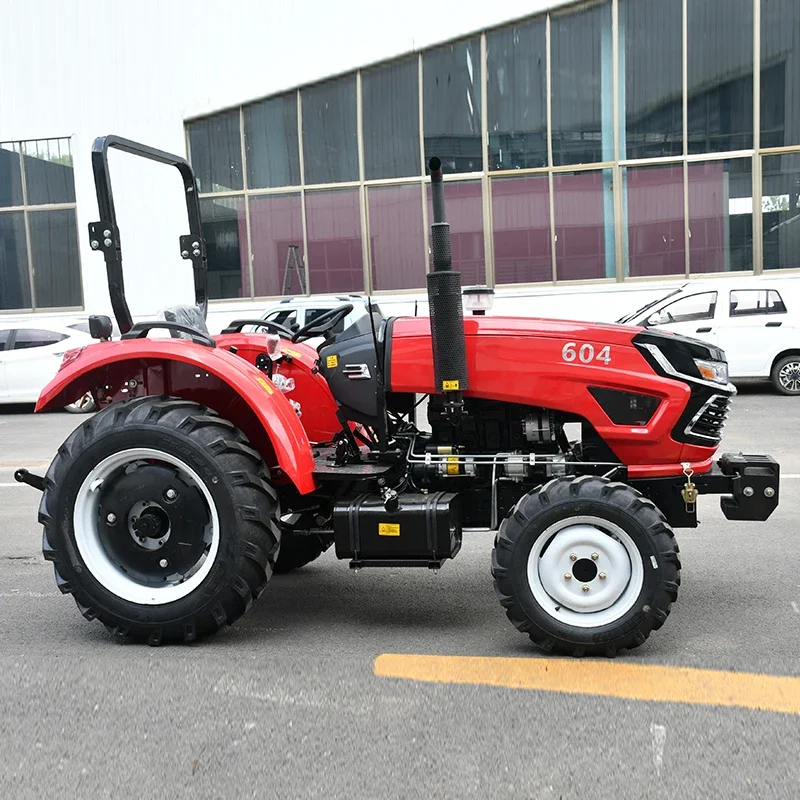 Best Selling 50hp Mini Tractor 4WD Garden Farm 4-Wheel Crawler with 80hp Motor Wholesale Condition Tiller