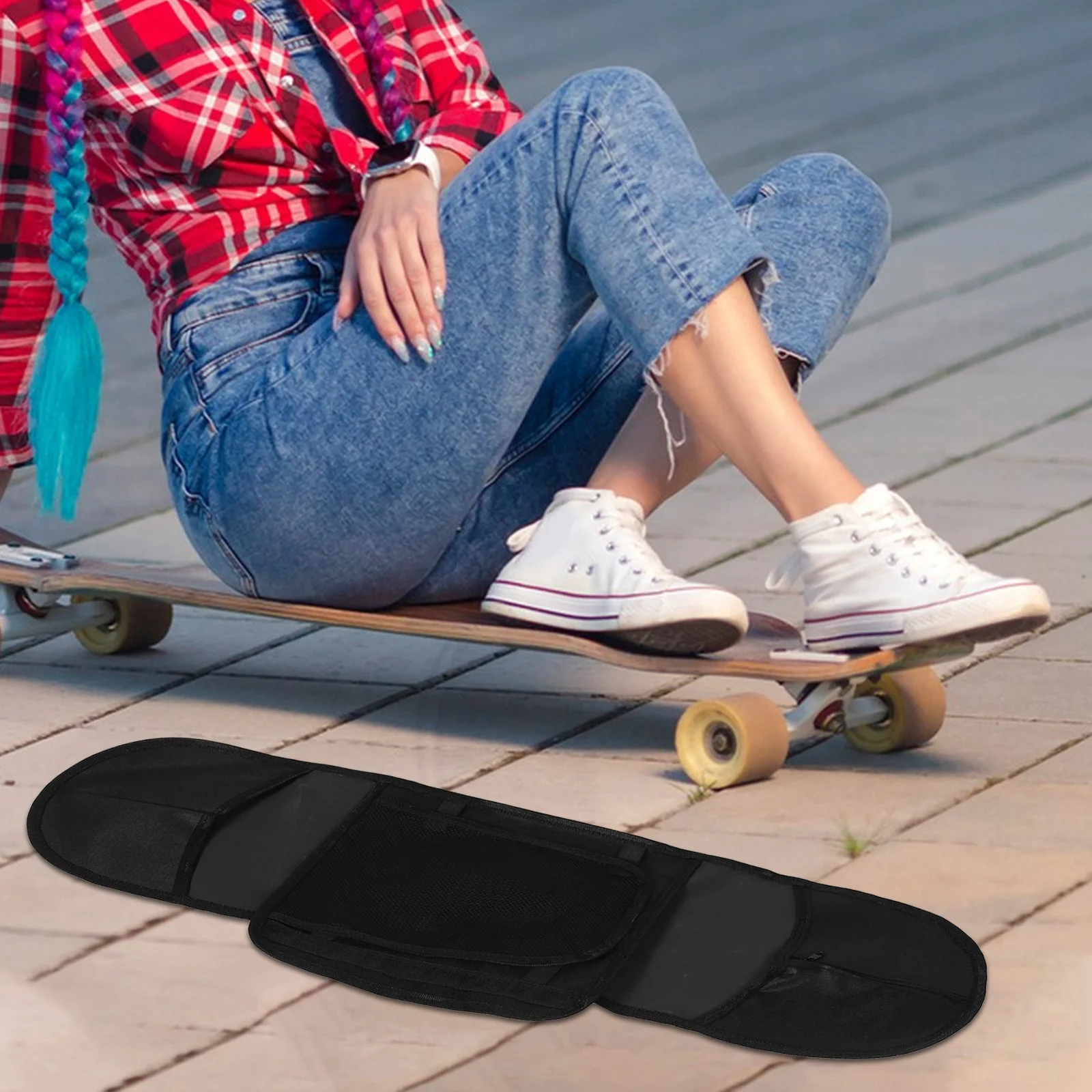 متعددة الوظائف لوح التزلج الكتف الحقيبة المحمولة لوح التزلج حقيبة حمل مريحة التخزين المنظم التزلج في الهواء الطلق