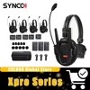 SYNCO Xtalk Xpro 무선 인터콤 시스템, 전이중 싱글 이어 리덕션 원격 헤드셋, Boradcast X1 X2 X3 X5, 2.4GHz 1
