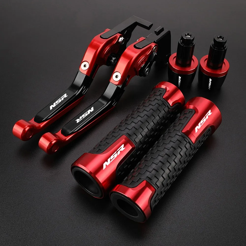 

Motorcycle Accessories For HONDA NSR NSR 125 1988-1990 1989 Folding Adjustable Brake Clutch Levers Handlebar grips Handle bar