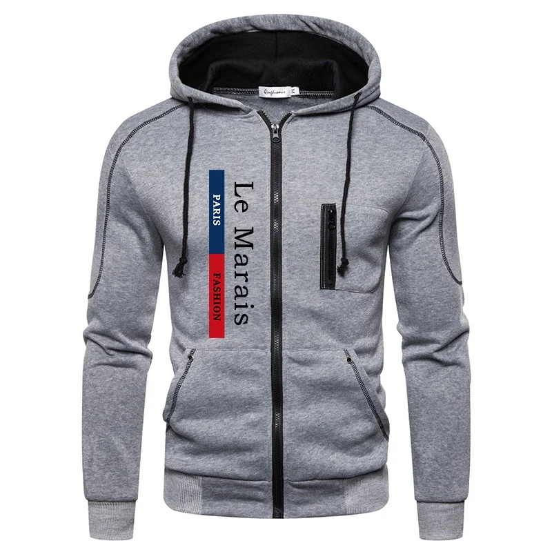 Motorrad Reiten Zip-up Mantel Herren Mode Zipper Hoodies 2025, Heißer Verkauf Mit Kapuze Sweatshirts Herbst Winter Casual Sport Jacken