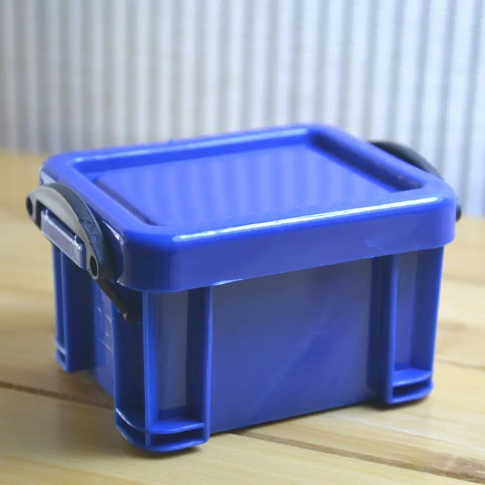 Multi-funcional Mini Buckle Storage Box, Candy Color, minimalismo, recipiente plástico, Desktop Organizer, grampos de cabelo