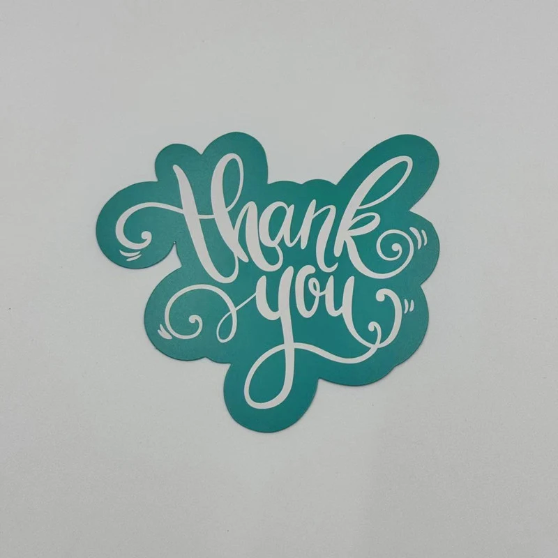 50pcs Double-Sided Thank You Cards For Small Business Owners Unique Green Package Insert Notes For Online Retailers And Stores