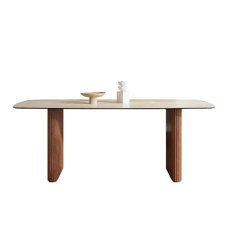 Japan Style Design Dining Table Italy Luxury Breakfast Waterproof Dining Table Wooden Modern Mesa De Comedor Home Furniture