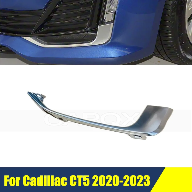 

Chrome Front Bumper Fog Light Frame Trim Strip For Cadillac CT5 2020-2023 Front Bumper Trim Strip