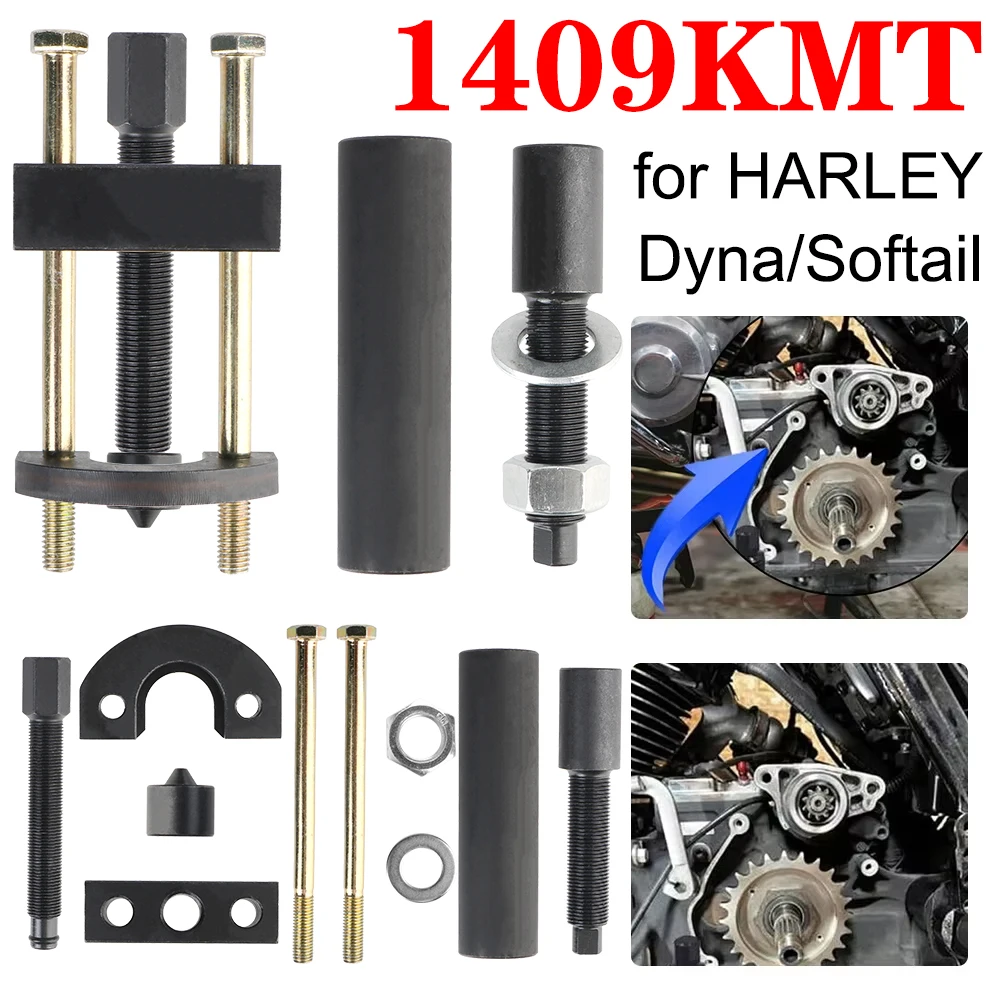 Installer Black for Harley Electra Glide Big Twin Transmission 34902-84 Puller Removal Tool Mainshaft Inner Bearing Race Tool