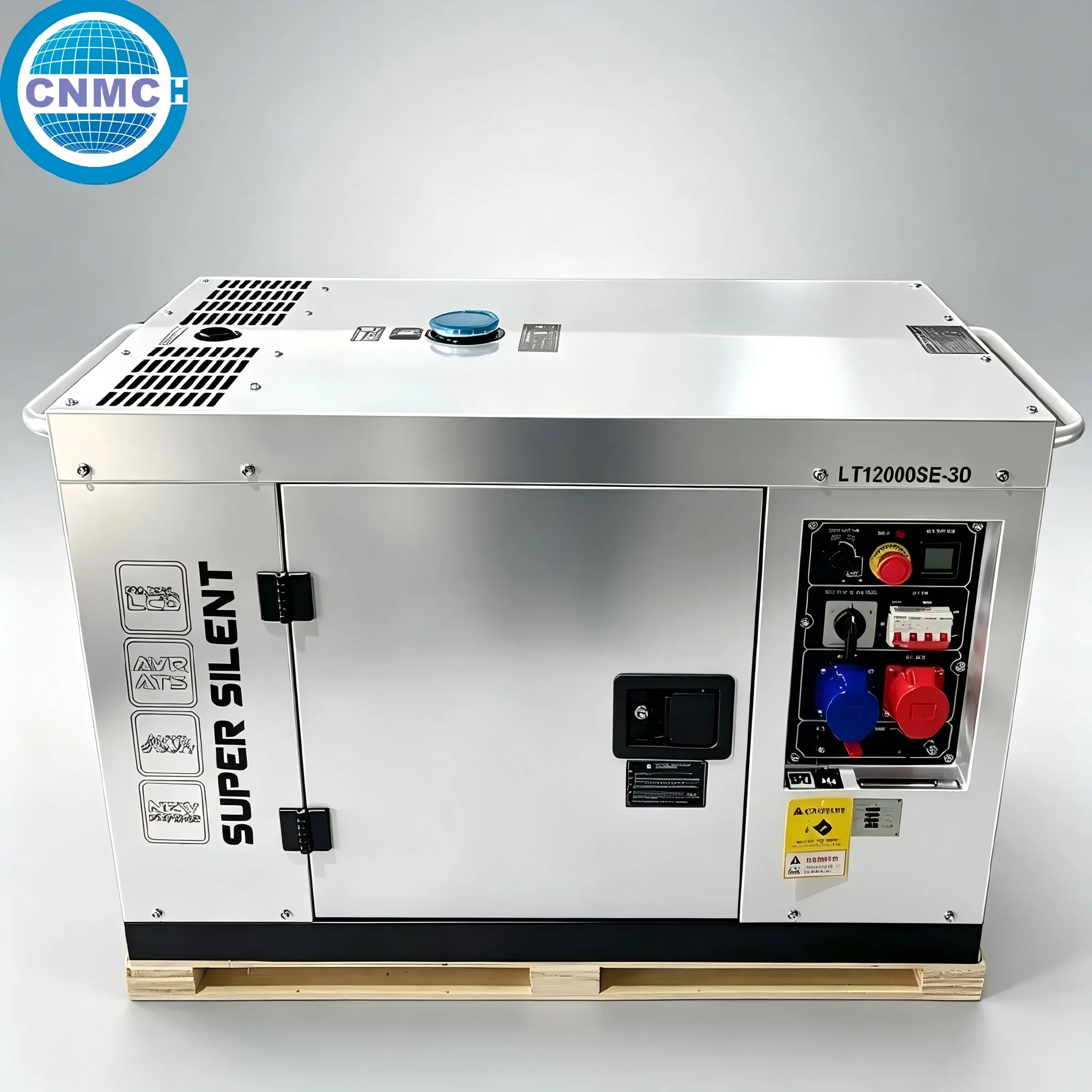 CNMC 3KW 5KW 8KW 10KW Portable Diesel Generator Quiet Emergency Power Supply 110V 220V 380V Generators for Home Electricity