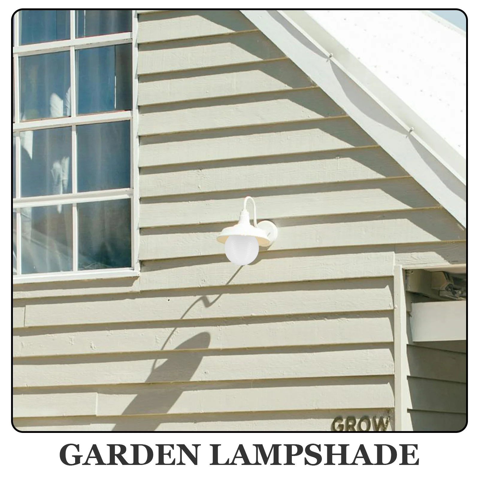 

Round Plastic Lampshade Dome Design Replacement Cover for Garden Ceiling Wall Lamps Soft Light Shade Landscape