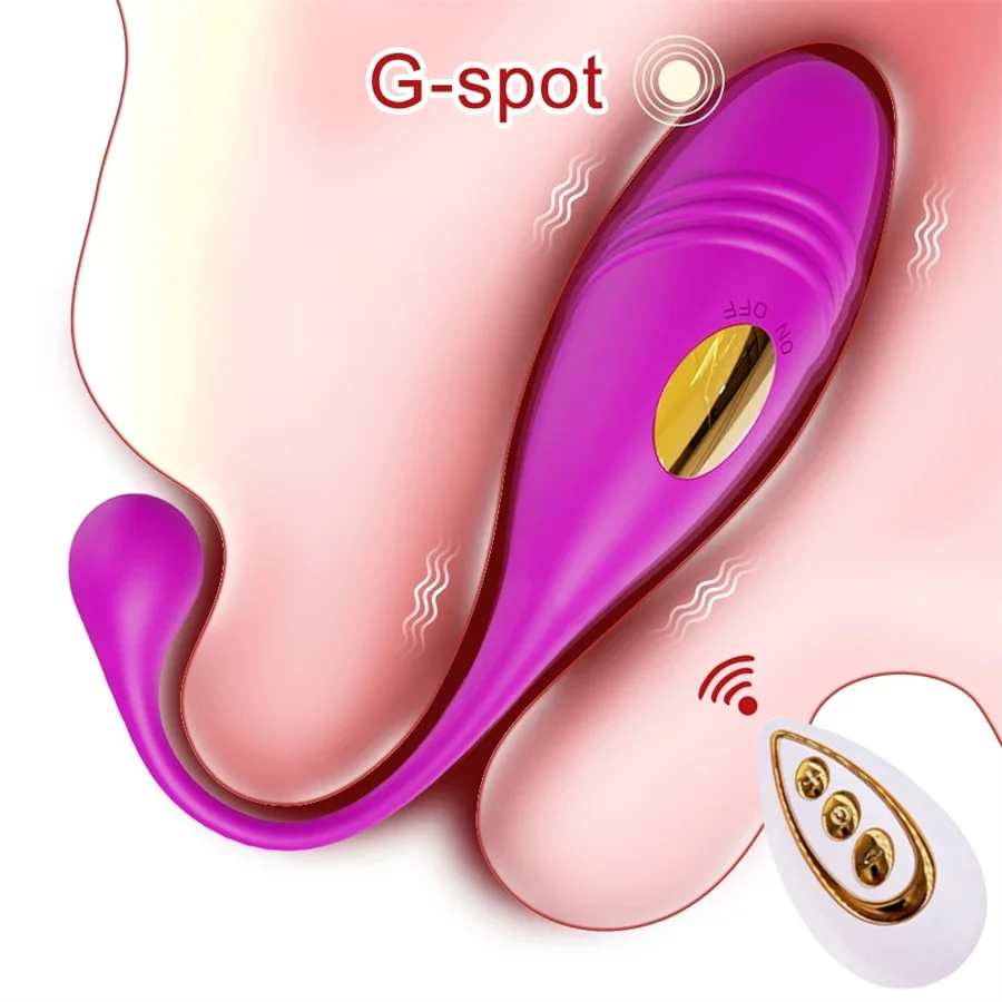 Uovo d'amore vibrante telecomandato senza fili per le donne G-Spot Plug anale Masturbatore vibrante Indossabile Palline vaginali Giocattoli del sesso