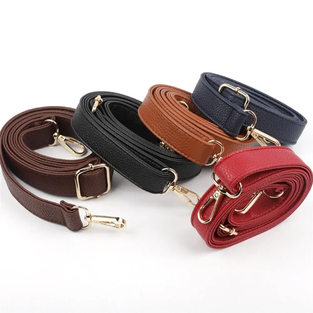 PU Leather Crossbody Bag Strap Lychee Pattern Replacement Shoulder Bag Strap Detachable Adjustable Handbag Belt for Women