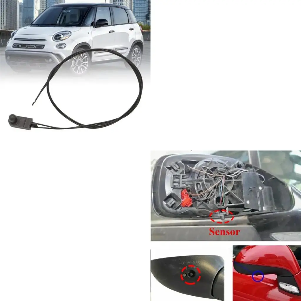 Single Set with Outside Temperature and Long Cable, Black Head for Exterior Service Planning and Repair Work Use