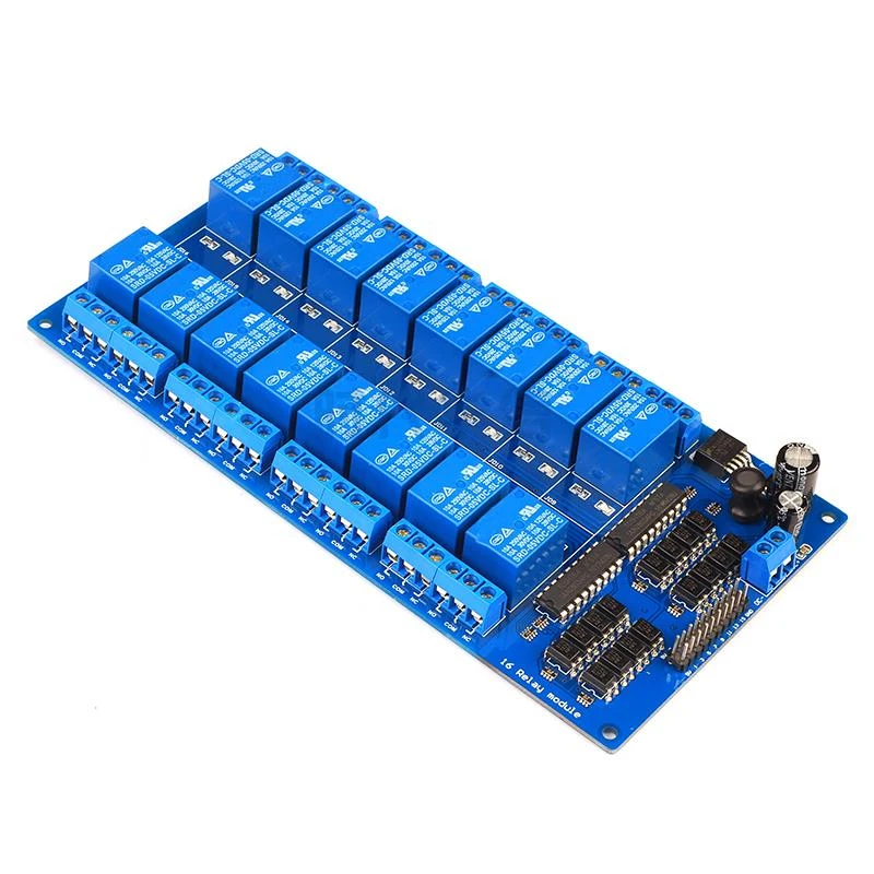 16Ch Multifunction PLC Modbus Rtu Module IO Control Switch Board RS485 RS232 TTL USB Relay Module