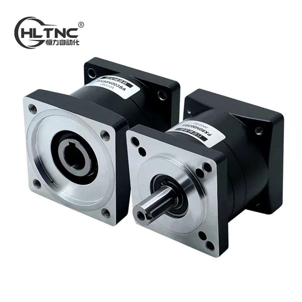 

HLTNC PX86 PX80 Planetary Gear Speed Reducer With Ratio 3.25:1 4:1 5:1 6:1 For CNC Nema34 Nema32 Stepper Servo Brushless Motor