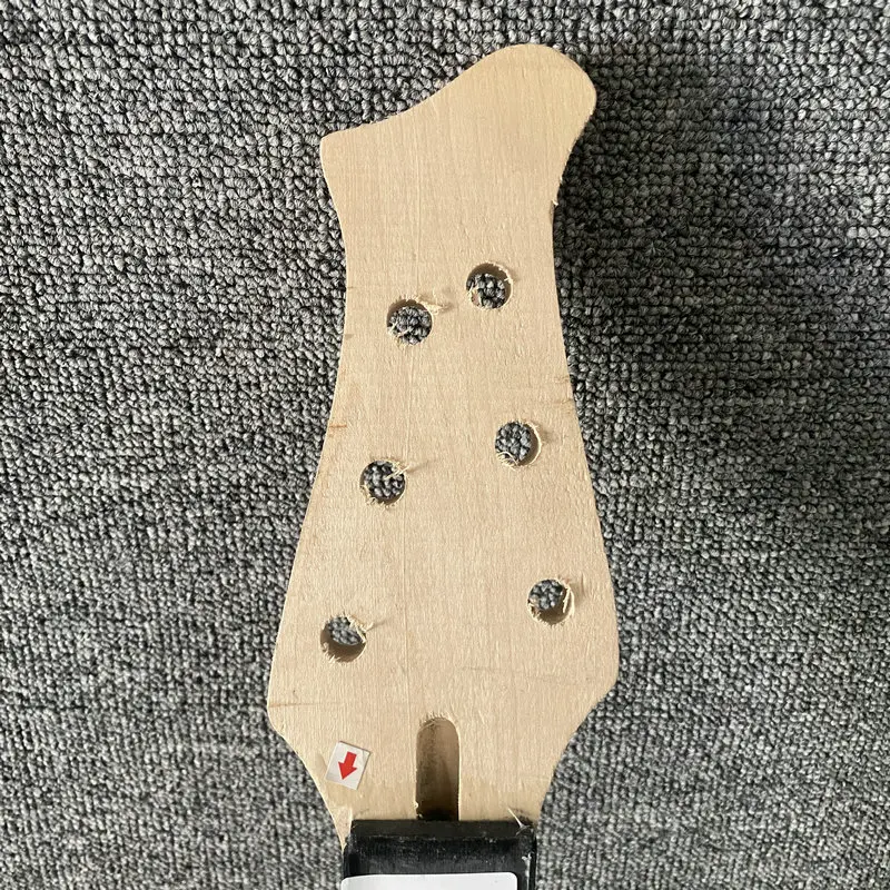 AN551 Raw Materials Unfinished Electric Guitar Neck Maple with Rosewood No Frets for DIY Special Sales