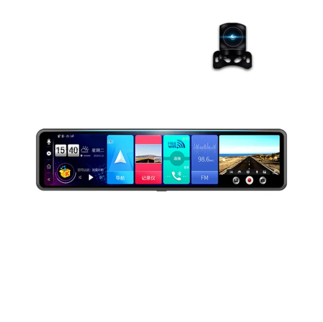 

car newest hd 128G 48-hour automobile data driving recorder 4g camera mirror wifi D60