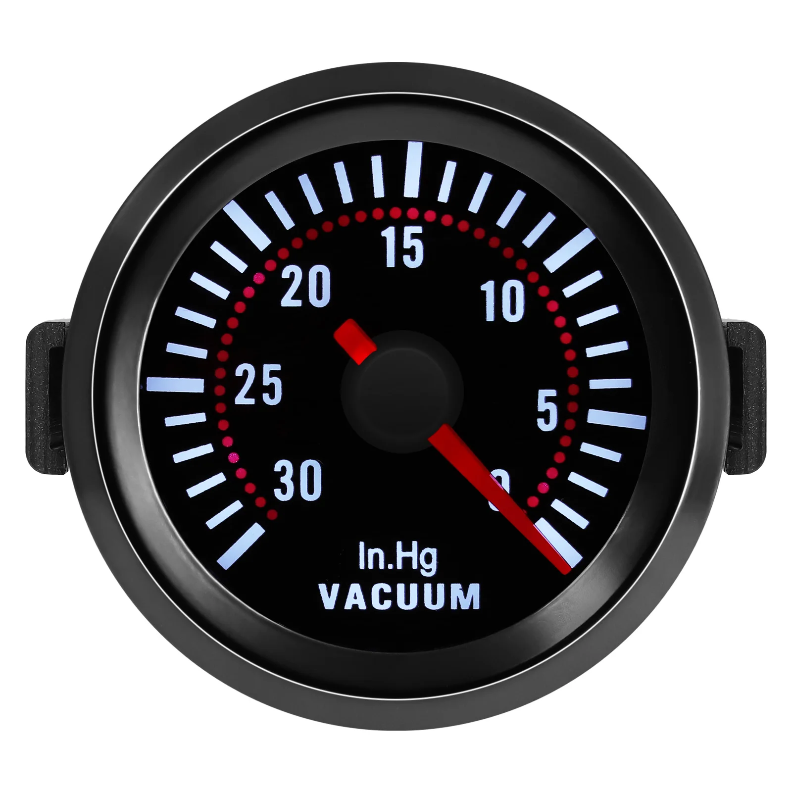 2 "52mm 12V Auto LED Rauch Len -1 ~ 0 ~ 2 BAR Turbo Boost Gauge Turbin mechanische Boost Anzeige Meter Für Motor Auto Zubehör