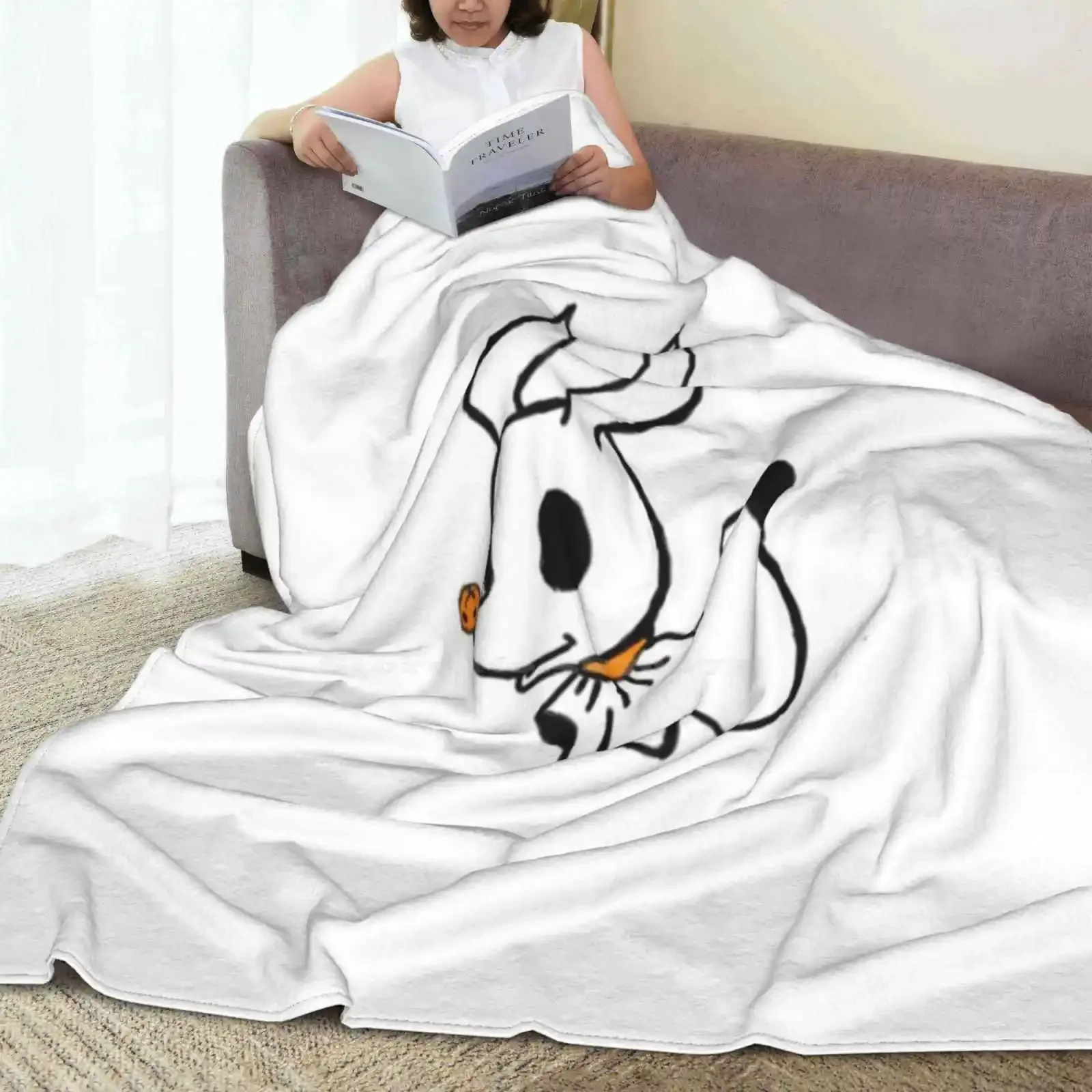 New Arrival Fashion Leisure Warm Flannel Blanket Zero Tim Burton Fan Art