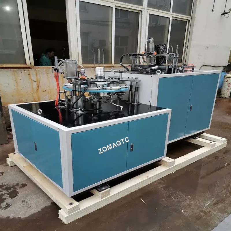 Одноразовая автоматическая машина для производства бумажных стаканчиков с двойными стенками Цена Машина для формования бумажных стаканчиков для кофе с пульсацией