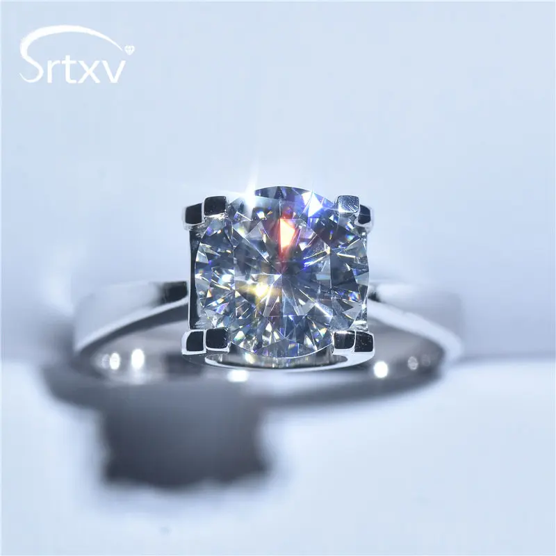 

Real 5CT 11mm Moissanite Wedding Ring For Women 925 Sterling Silver Band D Color VVS1 Diamond Engagement Gifts Jewelry With Gra