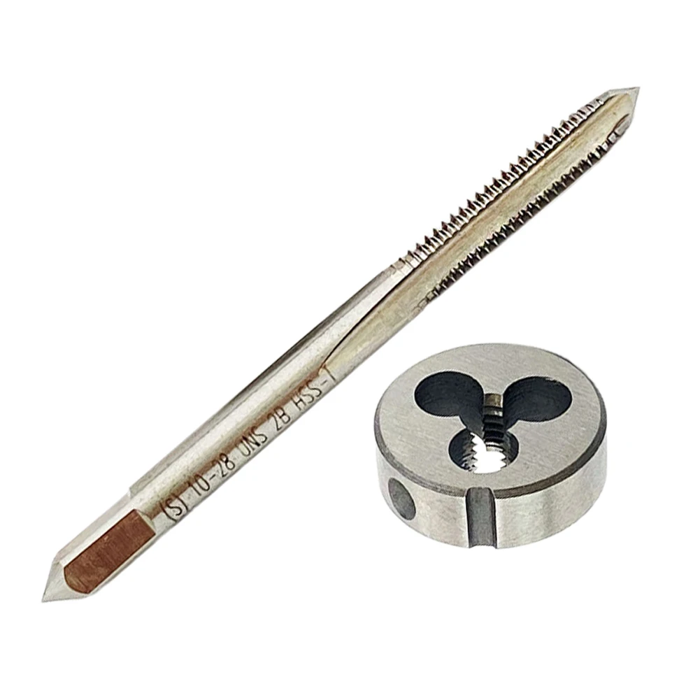 High Quality Practical UNS Tap Die Stainless Steel Tap 1 Set 10-28 UNS CNC 10-28 UNS Die Aluminum Cast Iron Flat Tap