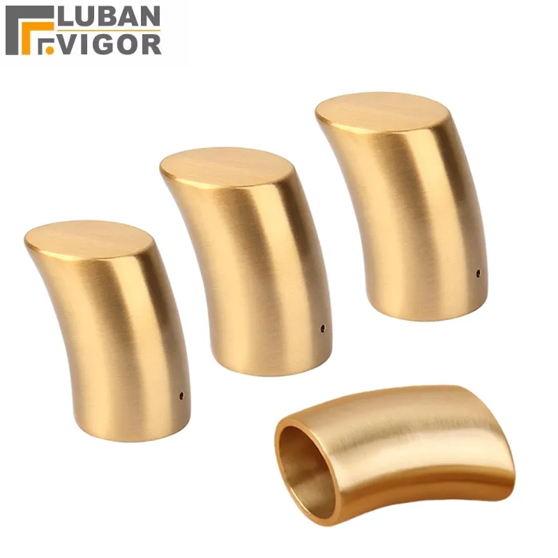 أنابيب النحاس الأثاث الساق نهاية قبعات مقاومة للخدش حماية الأرضية OD 32 35 40 مللي متر لكراسي غرفة المعيشة الأرائك أغطية الساق