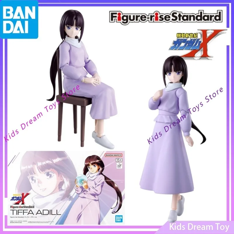 

Assembly Bandai in Stock Original Figure-rise Standard GUNDAM X Anime Figures TIFFA ADILL Action Figures Toys Collectible Model