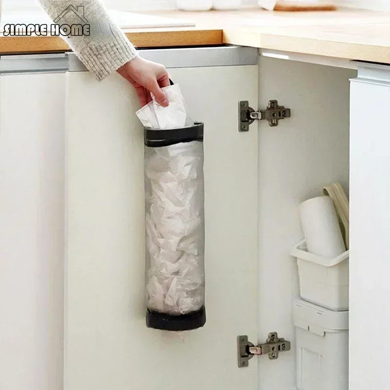 Garbage Bag Storage Items Kitchen Wall Mounted Bag Large Capacity Storage Box for Convenience Bags Plastic Shopping Bags