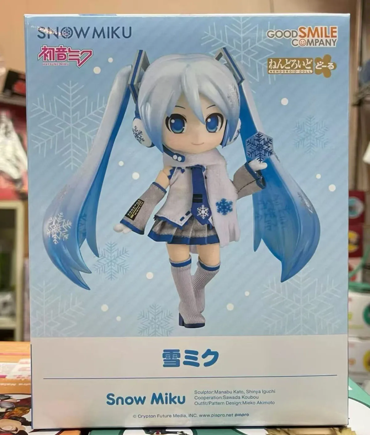 100% Original Good Smile Company Nendoroid Doll Vocaloid Hatsune Miku Snow Anime Figure Action Figure Collection Series