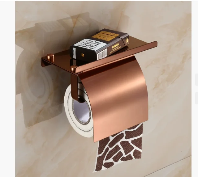 

Stainless Steel Tissue Holder Roll Paper Holder Hotel Toilet Shelf Bathroom Hardware Toilet Paper Holder