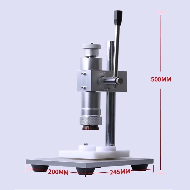 Sigillatrice per bottiglie di profumo tappatrice pneumatica manuale per bottiglie di penicillina liquida orale in alluminio