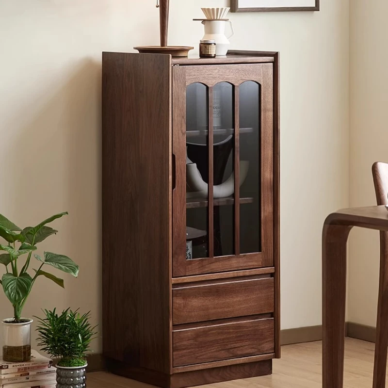 

North American Black Walnut Wine Cabinet