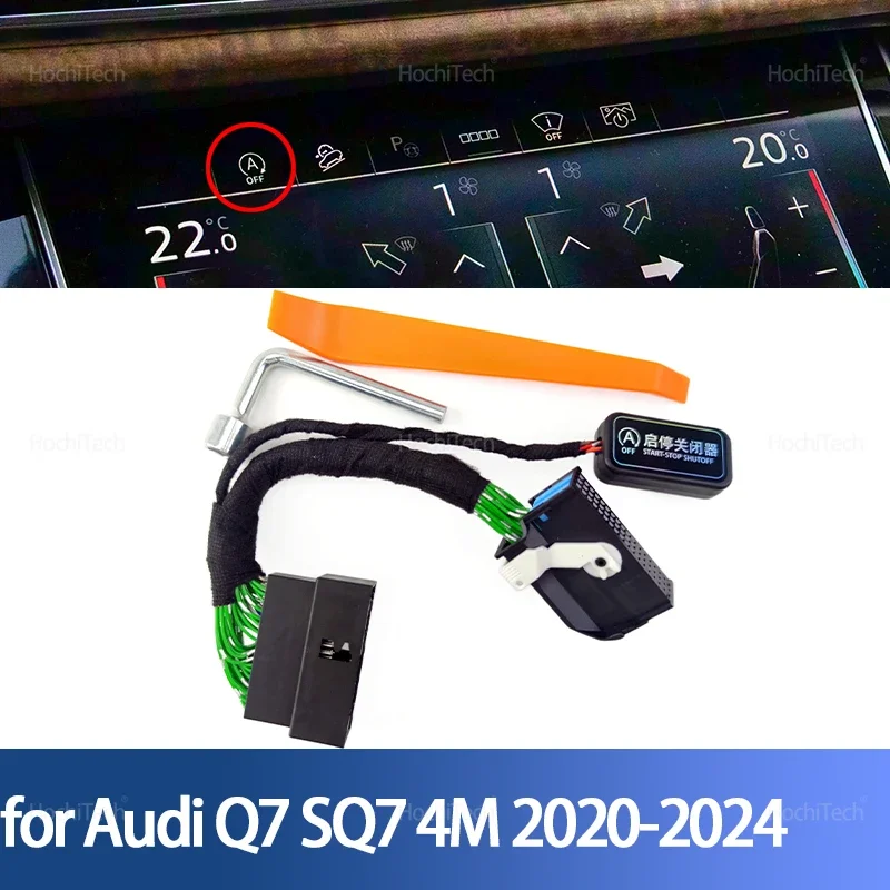 

For Audi Q7 SQ7 4M 2020 2021 2022 2023 2024 Start Stop Engine System Eliminator Device Control Sensor Plug Stop Canceller Wire